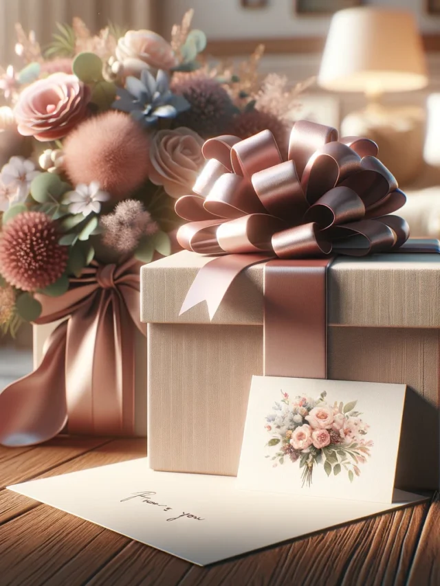 DALL·E 2024-04-15 17.01.33 - A visually appealing and realistic image representing an idea for a gift for a friend. The scene includes a beautifully wrapped gift box with a big bo